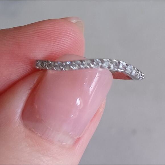 2 Ct Solitaire CZ Wedding Set Two Pc. Size 7 - Picture 5 of 10